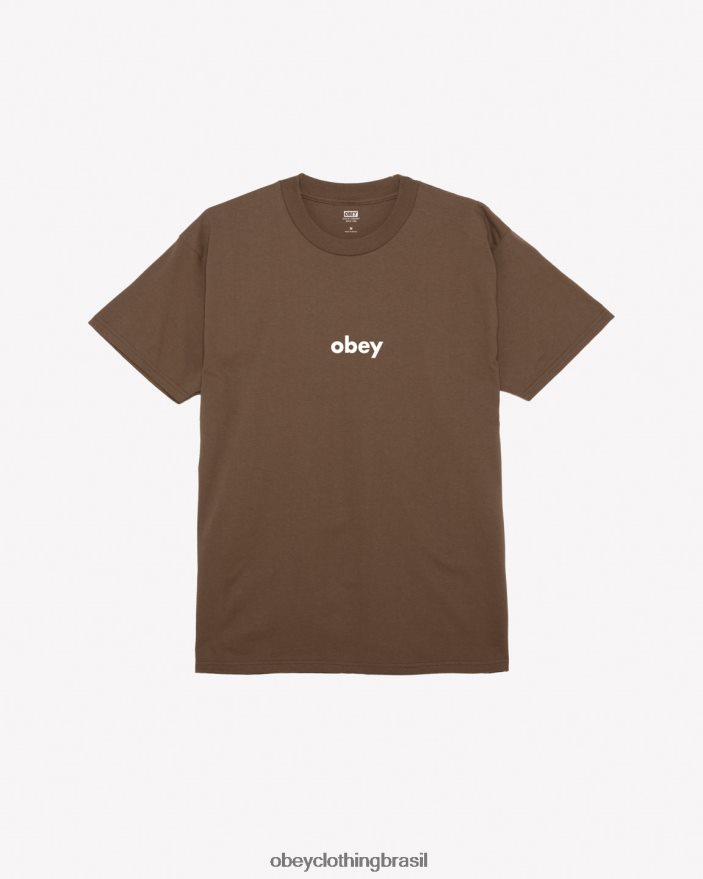 roupas br OBEY homens camiseta clássica minúscula ii lodo J22J4V356