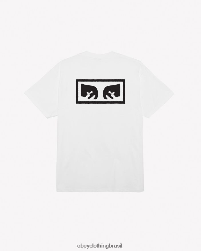 roupas br OBEY homens camiseta clássica olhos iii branco J22J4V346