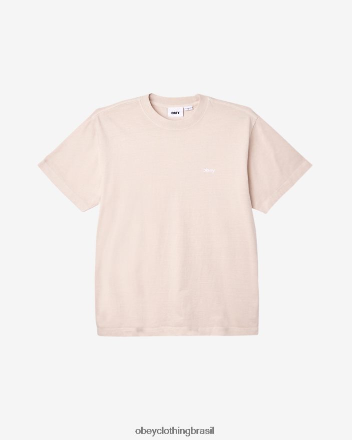 roupas br OBEY homens camiseta com pigmento minúsculo argila pigmentada J22J4V102