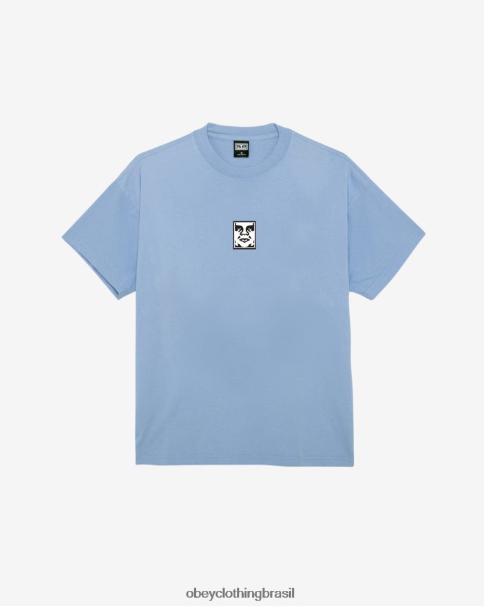 roupas br OBEY homens camiseta ícone peso pesado hortênsia J22J4V276