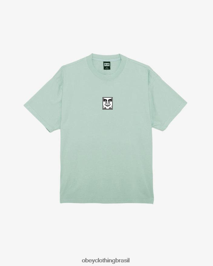 roupas br OBEY homens camiseta ícone peso pesado spray de surf J22J4V275