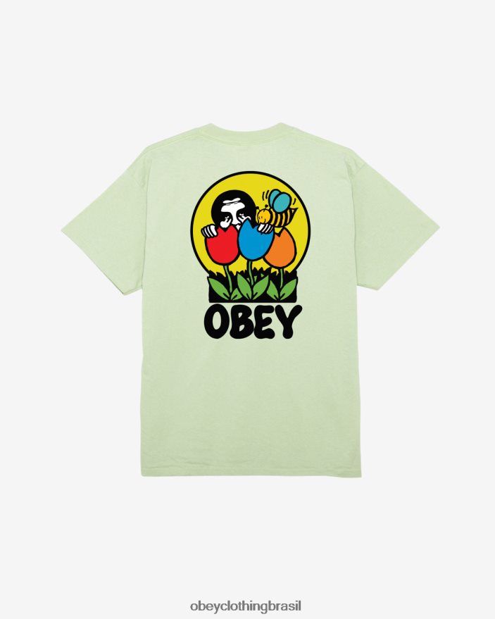 roupas br OBEY homens estava aqui camiseta clássica pepino J22J4V297