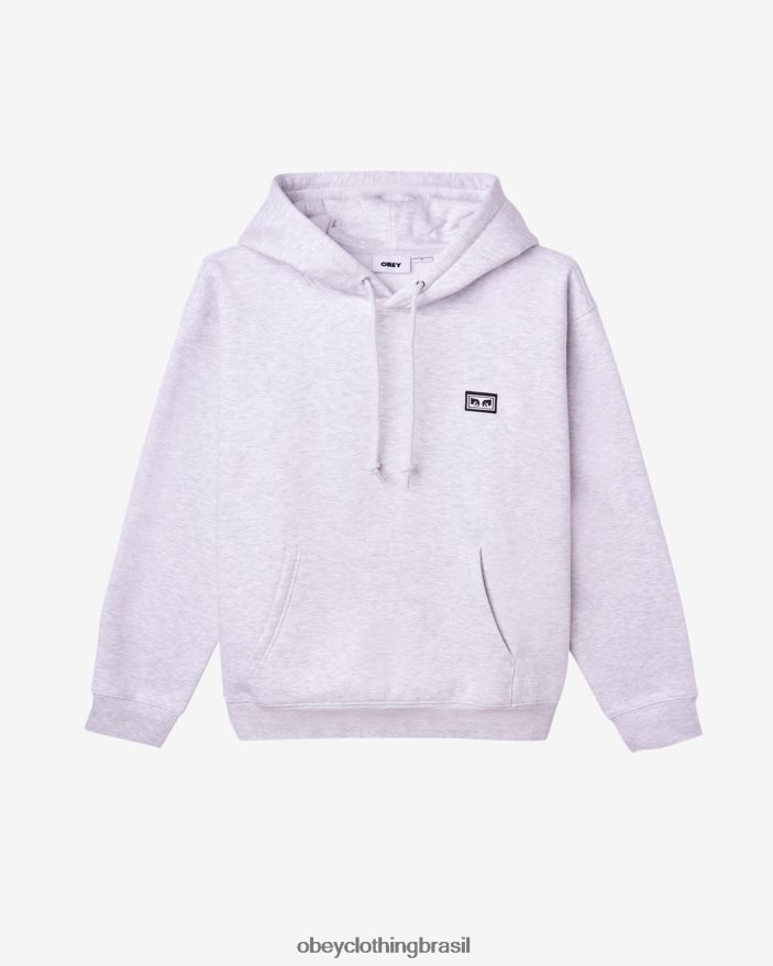 roupas br OBEY homens est. funciona pulôver de olhos cinza J22J4V174