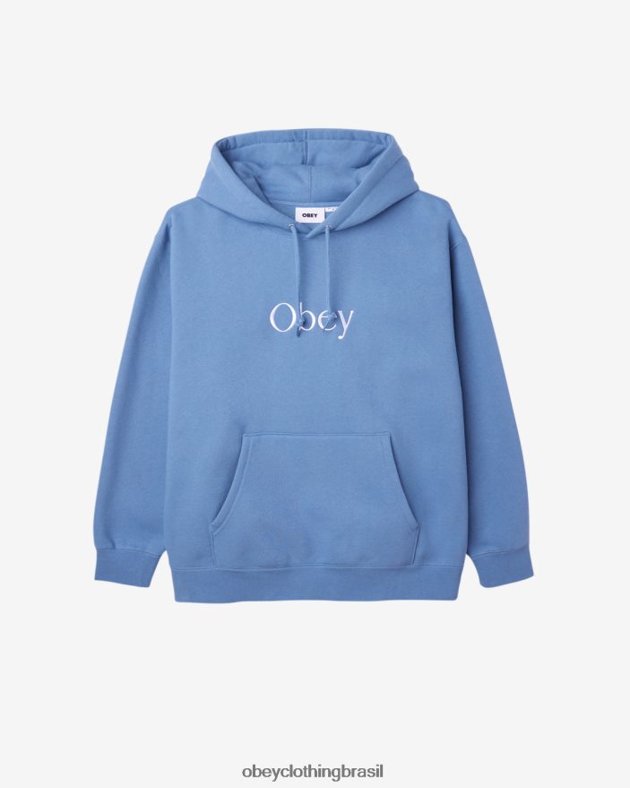 roupas br OBEY homens pulôver de coro coroa azul J22J4V185