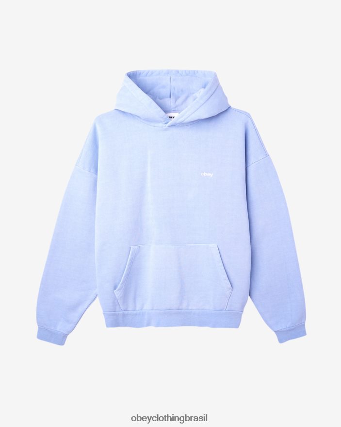 roupas br OBEY homens pulôver de pigmento em minúsculas hortênsia pigmentada J22J4V179