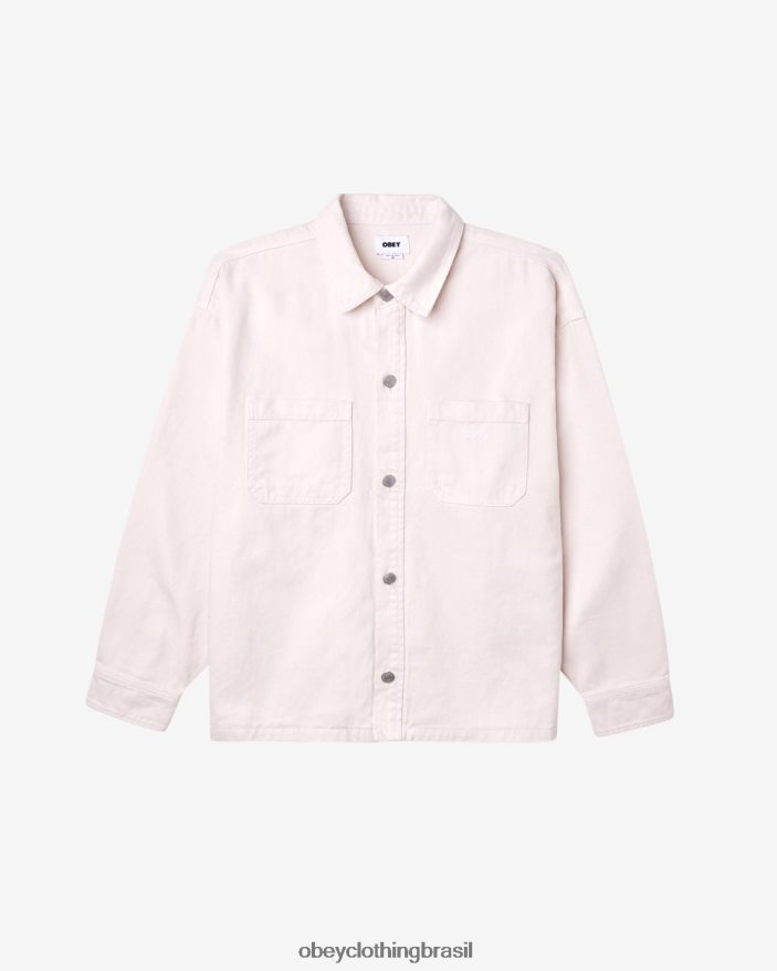 roupas br OBEY homens jaqueta camisa winston cru J22J4V247