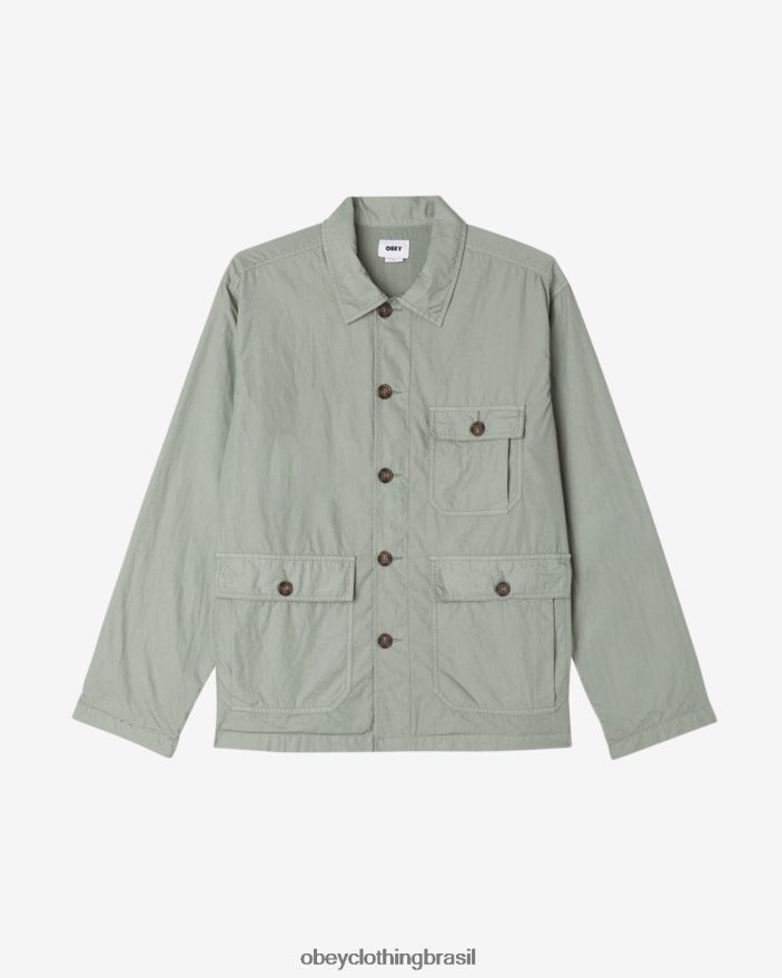 roupas br OBEY homens jaqueta utilitária austin grinalda J22J4V249