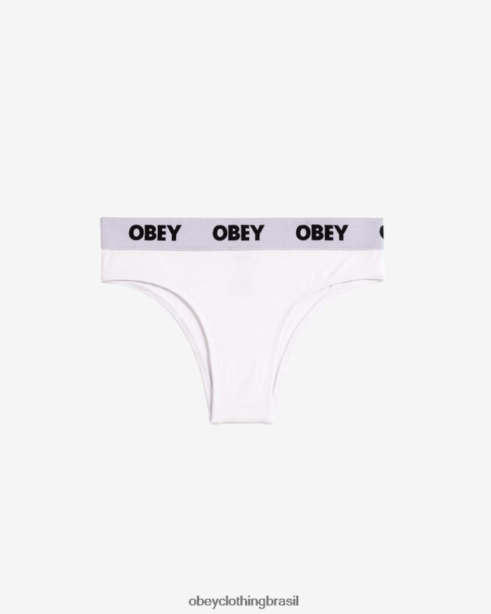 acessórios br OBEY mulheres atrevido (pacote com 2) branco J22J4V634