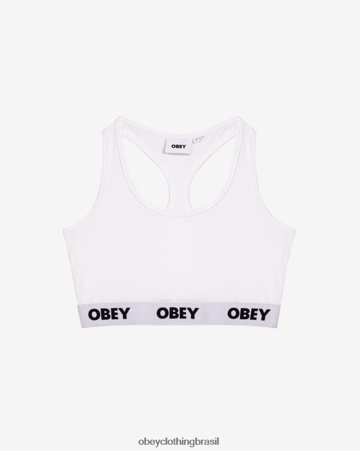 acessórios br OBEY mulheres bralette (pacote com 2) branco J22J4V632