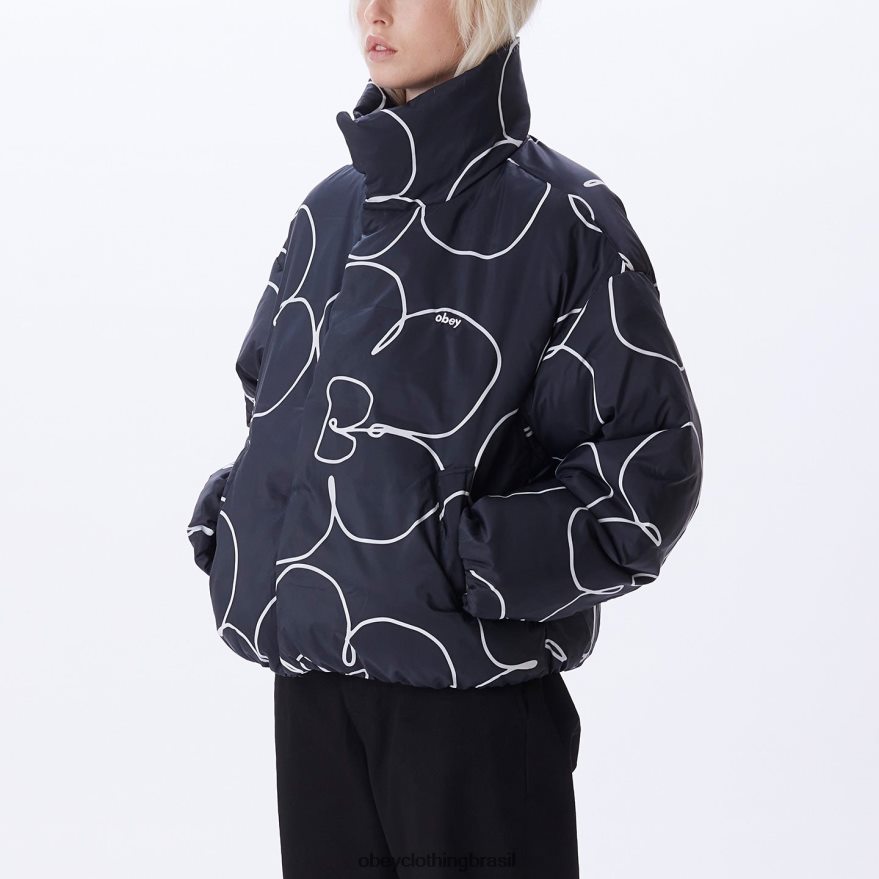 roupas br OBEY mulheres personagem baiacu multi preto J22J4V648