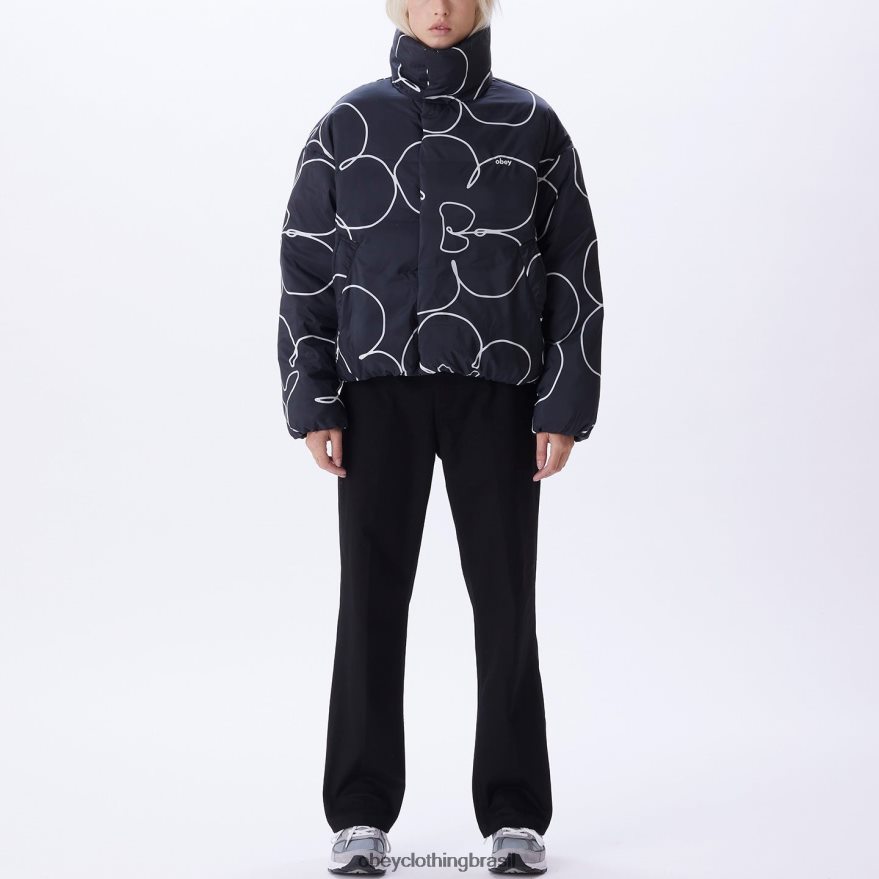 roupas br OBEY mulheres personagem baiacu multi preto J22J4V648