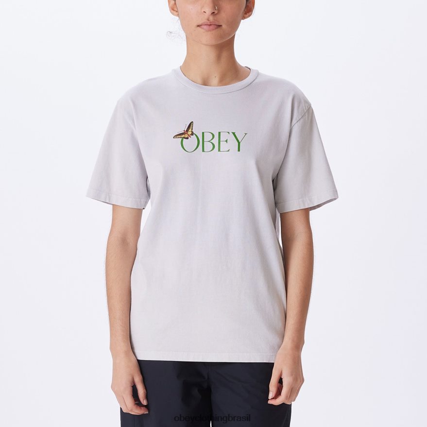 roupas br OBEY mulheres camiseta escolha corante pigmento borboleta opala J22J4V746