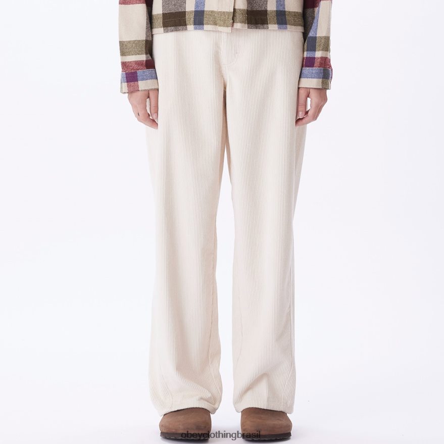 roupas br OBEY mulheres calça de cordão grande donna cru J22J4V670