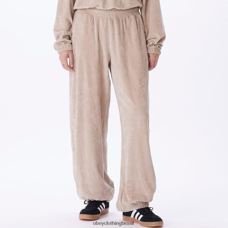 roupas br OBEY mulheres calça karina cinza prateado J22J4V688