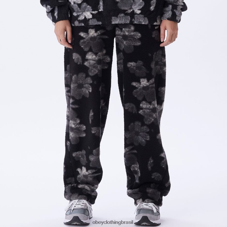 roupas br OBEY mulheres calça shaylin multi preto J22J4V695