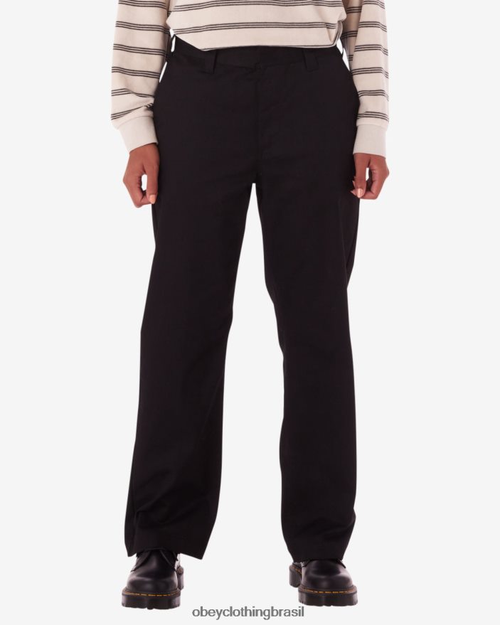 roupas br OBEY mulheres calça diária preto J22J4V519