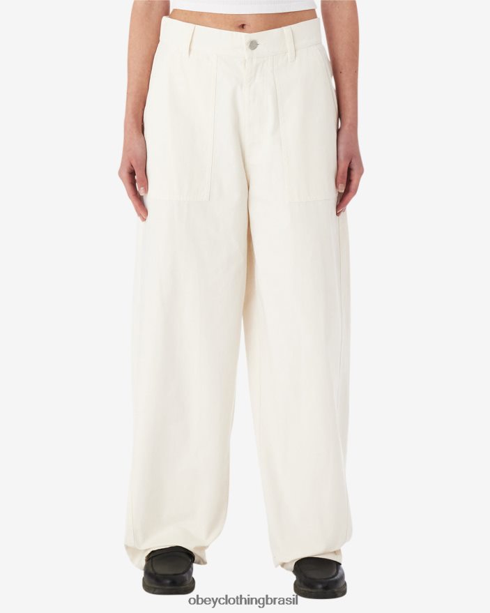roupas br OBEY mulheres calça utilitária eugene cru J22J4V523