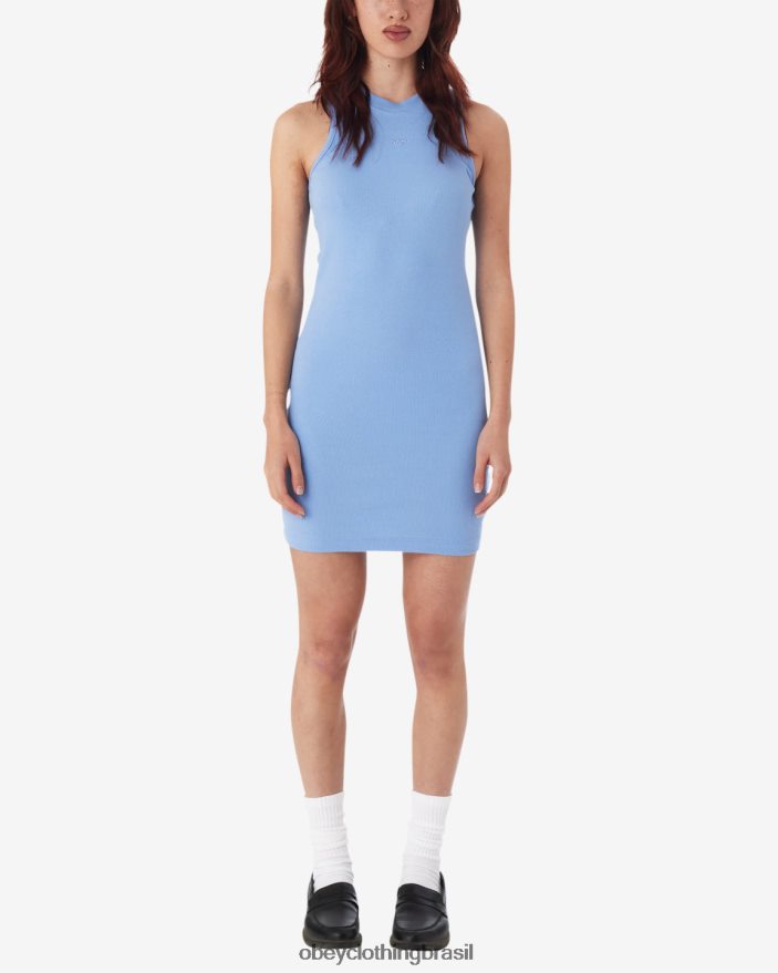roupas br OBEY mulheres vestido de malha canelada hortênsia J22J4V586