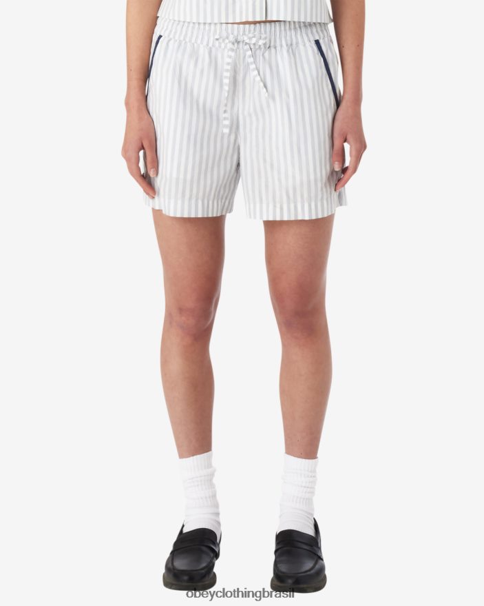roupas br OBEY mulheres serena utilitário curto bom cinza multi J22J4V543